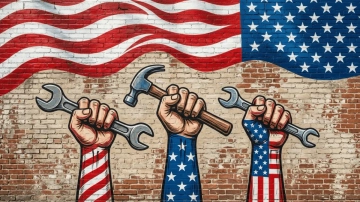 Free Patriotic Labor Day Background Template to Edit Online