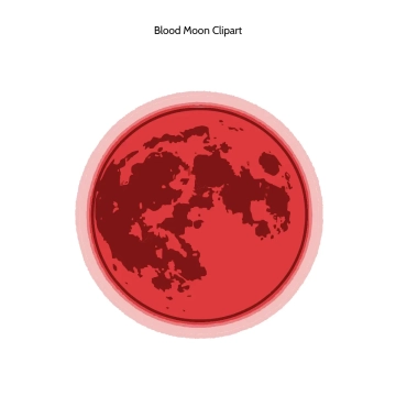 Free Blood Moon Vector Clipart (PNG, SVG) to Edit Online