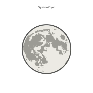 Free Big Moon Vector Clipart (PNG, SVG) to Edit Online