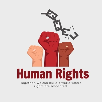 Free Human Rights Day Fundamental Clip Art Template to Edit Online