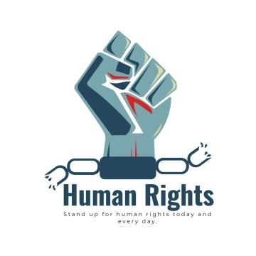 Free Human Rights Day Icon Clip Art Template to Edit Online