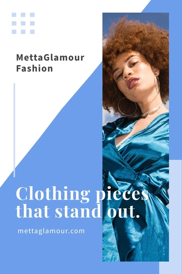 Free Fashion Pinterest Ad Template to Edit Online