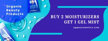 Free Beauty Products Sale Facebook Cover Template to Edit Online