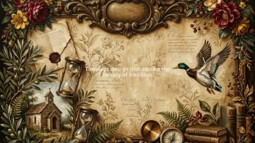 Free Classic Heritage Vintage Background Template to Edit Online