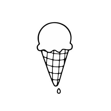 Free Ice Cream Drawing Vector Clipart (PNG, SVG) to Edit Online