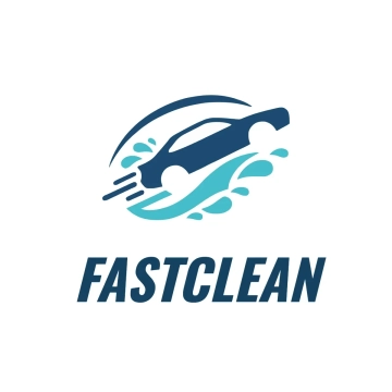 Free Fast Clean Car Logo to Edit Online