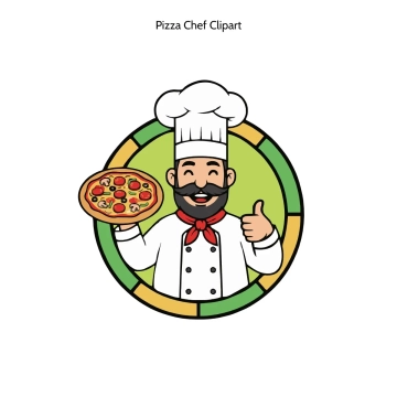 Free Pizza Chef Vector Clipart (PNG, SVG) to Edit Online