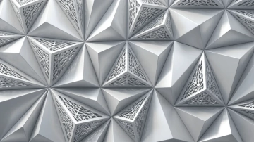 Free Geometric White Background Template to Edit Online