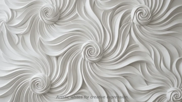 Free Artistic White Background Template to Edit Online