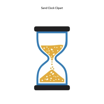 Free Sand Clock Vector Clipart (PNG, SVG) to Edit Online