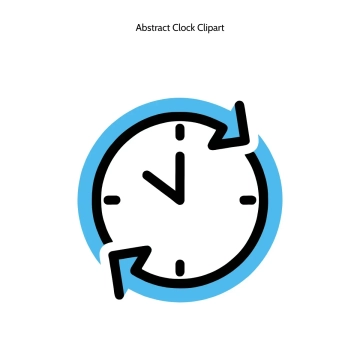 Free Abstract Clock Vector Clipart (PNG, SVG) to Edit Online