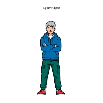 Free Big Boy Vector Clipart (PNG, SVG) to Edit Online