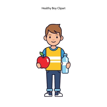 Free Healthy Boy Vector Clipart (PNG, SVG) to Edit Online