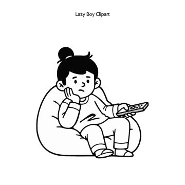 Free Lazy Boy Vector Clipart (PNG, SVG) to Edit Online