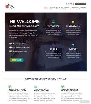 Web Design Portfolio HTML5/CSS3 Website Template