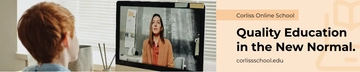 Free Online Education Youtube Display Ad Template to Edit Online