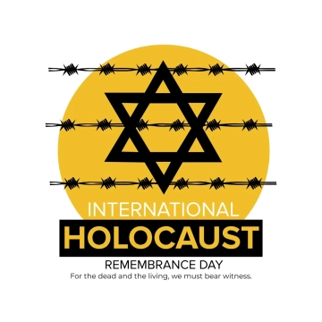 Free Holocaust Remembrance Day Clip Art Template to Edit Online