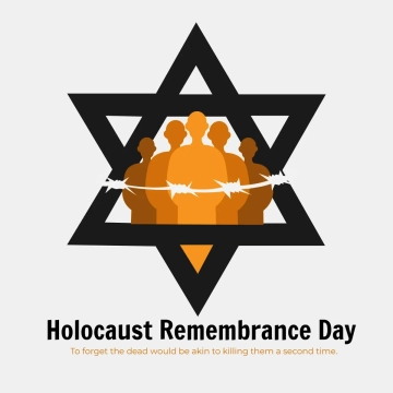 Free Holocaust Remembrance Day Icon Clip Art Template to Edit Online