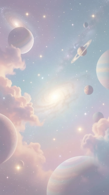 Free Outer Space Galaxy Background Template to Edit Online