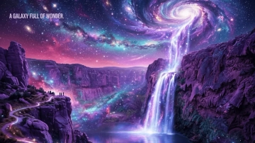 Free Magical Galaxy Background Template to Edit Online