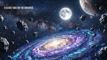 Free Modern Cosmic Galaxy Background Template to Edit Online