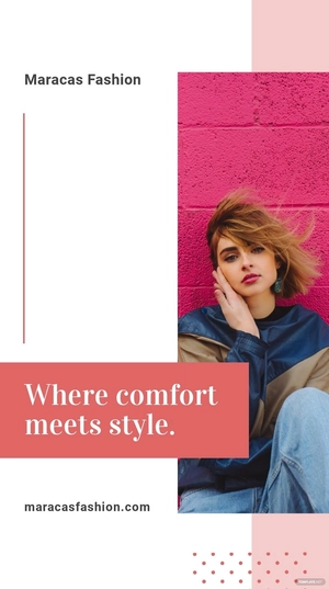 Free Clothing Instagram Story Template to Edit Online