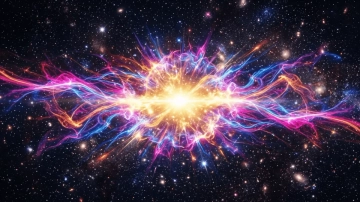 Free Radiant Galaxy Background Template to Edit Online