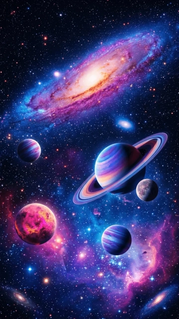 Free Celestial Galaxy Background Template to Edit Online
