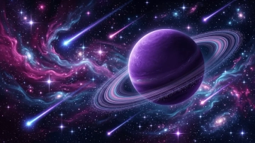 Free Space Aesthetic Galaxy Background Template to Edit Online