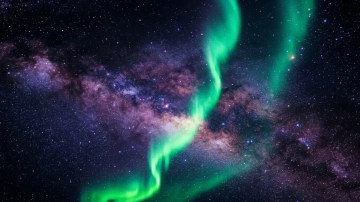 Free Aurora Galaxy Background Template to Edit Online