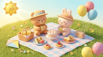 Free Summer Picnic Background Template to Edit Online