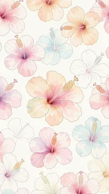 Free Summer Hibiscus Background Template to Edit Online