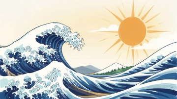 Free Summer Wave Background Template to Edit Online
