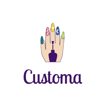 Free Custom Nail Design Logo to Edit Online