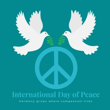 Free International Day of Peace Vector Clip Art Template to Edit Online