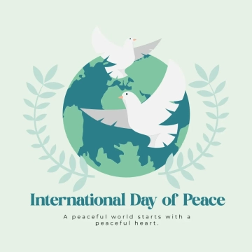 Free International Day of Peace Symbol Clip Art Template to Edit Online