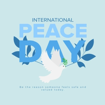 Free International Day of Peace Design Clip Art Template to Edit Online