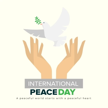 Free International Day of Peace Hands Clip Art Template to Edit Online