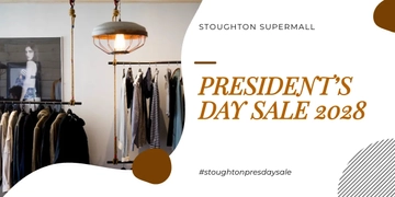 Free President's Day Sale Twitter Post Template to Edit Online