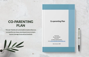 Co-parenting Plan Template