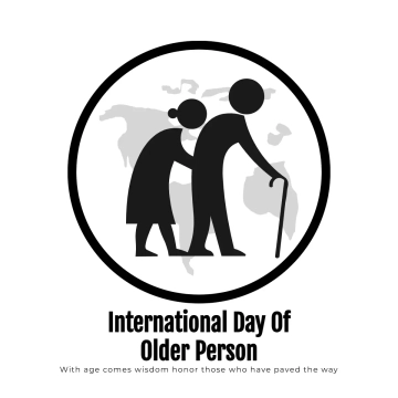 Free International Day Of Older Person Icon Clip Art Template to Edit Online
