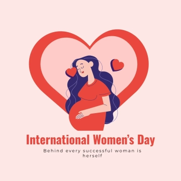 Free International Women’s Day Mothers Clip Art Template to Edit Online