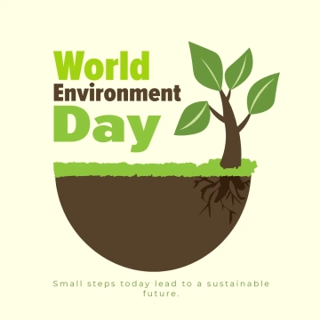 Free World Environment Day Symbol Clip Art Template to Edit Online