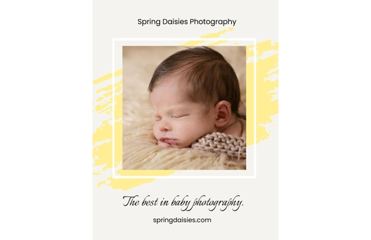 Baby Photography Flyer Template