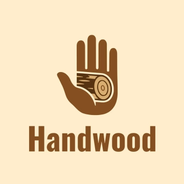 Free Handmade Wood Logo to Edit Online