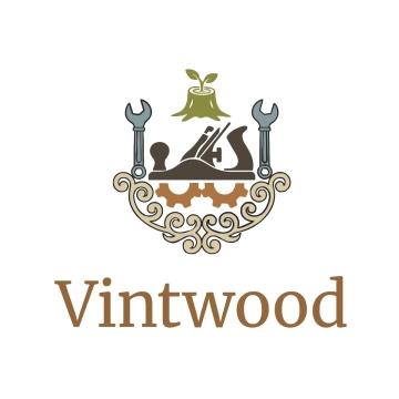 Free Vintage Woodwork Logo to Edit Online