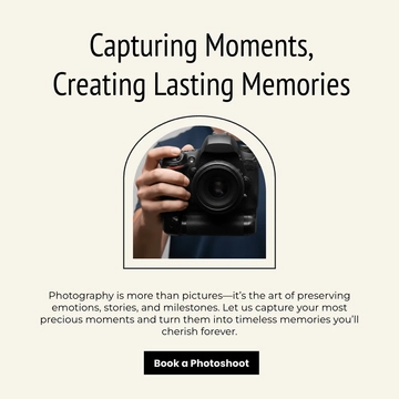 Free Photographer Whatsapp Post Template to Edit Online
