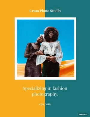 Fashion Photography Flyer Template