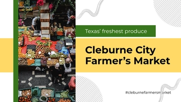 Free Farmers Market Twitter Ad Template to Edit Online