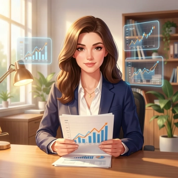 Free Professional Business Illustration Template to Edit Online